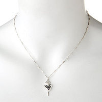 Kimberly Baker Jewelry Silver Charm Necklace