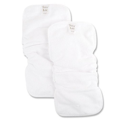 Trend Lab 2 Pack Snap In Liners For Cloth Diapers, White (Discontinued by Manufacturer)
