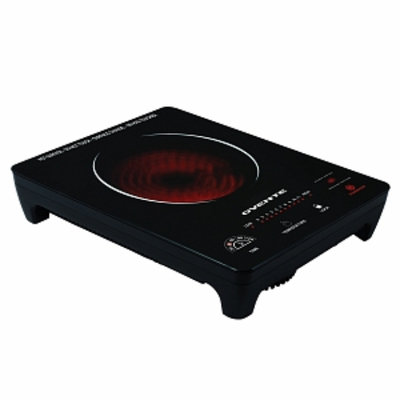 Ovente BG44S Portable Ceramic Infrared Cooktop, Black, 1 ea