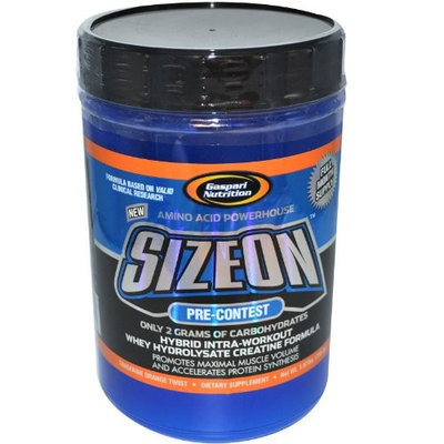 Gaspari Nutrition Size on Pre-contest Tangerine, Orange Twist, 1.67lbs-759.2Grams