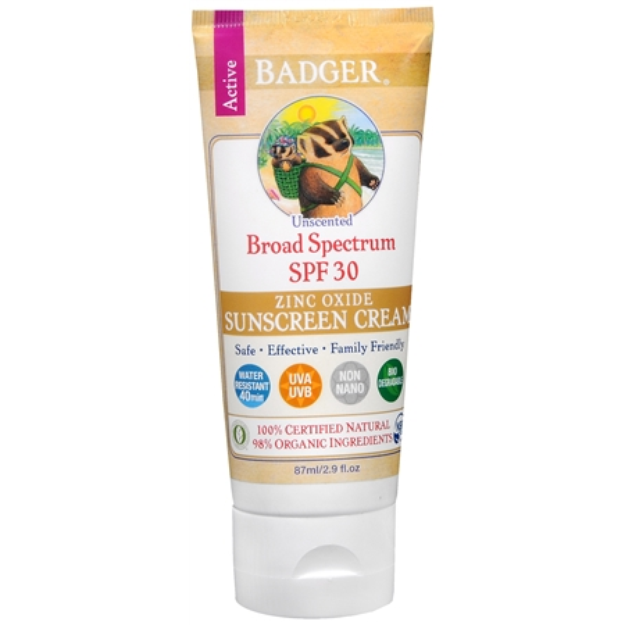 BADGER® Unscented Sunscreen