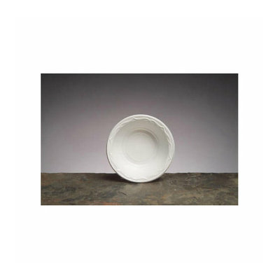 Genpak Aristocrat Plastic Round Bowls in White