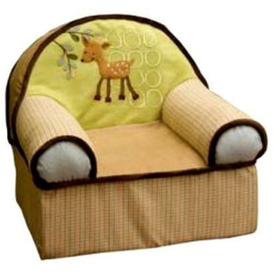Lambs & Ivy Lambs and Ivy Enchanted Forest Slip Cover Chair, Green (Discontinued by Manufacturer)