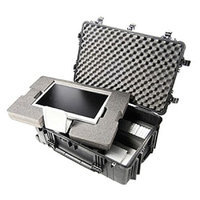 Cwr Products Pelican 1650 Case w/Padded Dividers - Black