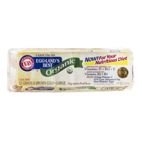 Eggland's Best Organic Cage Free Grade A Brown Eggs Large - 12 CT