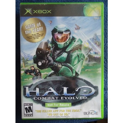 Bungie Halo Combat Evolved Xbox Black Label NFS NOT for RESALE