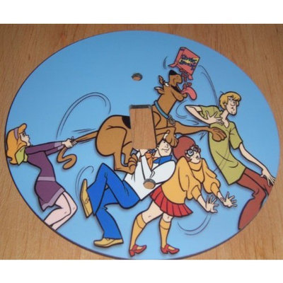 SCOOBY DOO Light switch Cover 5 Inch Round (12.5 cms) Switch plate Switchplate