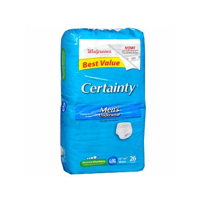 Walgreens Certainty Men's Underwear Maximum Absorbency