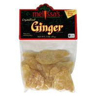 Melissa's Dried Crystallized Ginger, 3-Ounce Bags (Pack of 12)
