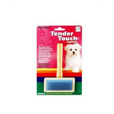 Four Paws Tender Touch Puppy Grooming Slicker Brush