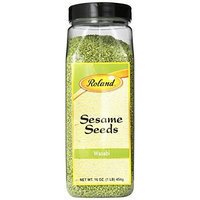 Roland Wasabi Sesame Seeds, 16-Ounce Jars (Pack of 2)