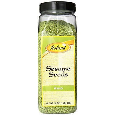 Roland Wasabi Sesame Seeds, 16-Ounce Jars (Pack of 2)