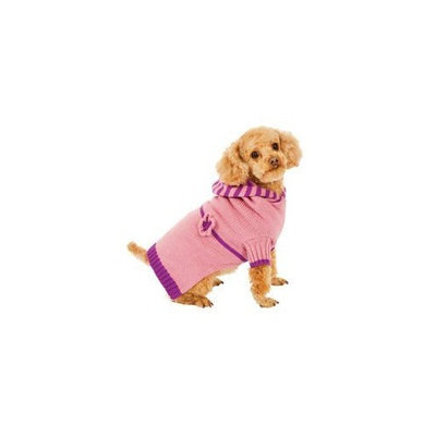 Fashion Pet Dog Sweater Hoodie Pink