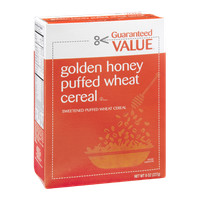 Guaranteed Value Golden Honey Puffed Wheat Cereal