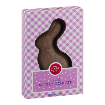 Fannie May Solid Milk Chocolate Bunny