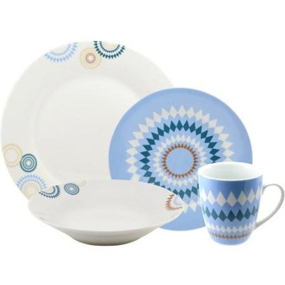 Gibson TEN Collection By 10 Strawberry Street Diamonte 16-piece Dinnerware Set