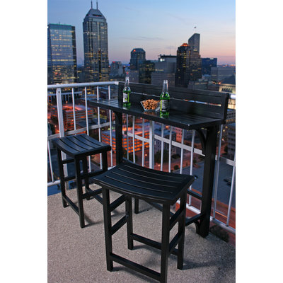 Miyu Furniture MiYu Furniture Balcony Bar 3-piece Set