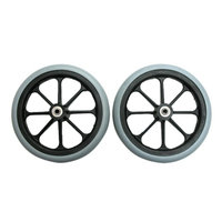 Karman 8x1in Front Caster with 5/16in Bearing