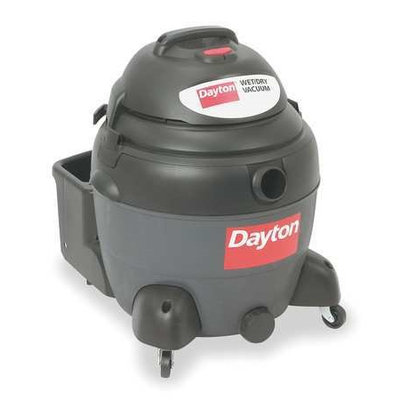 DAYTON 4TB82 Wet/Dry Vacuum, 2 HP, 16 gal, 120V