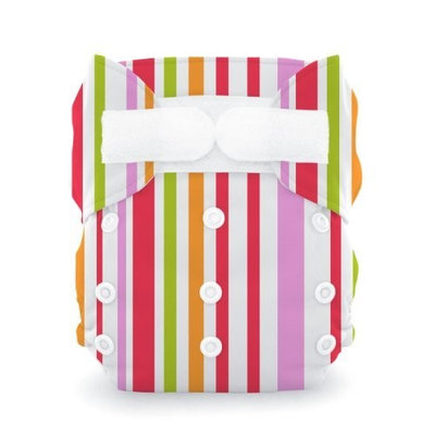 Thirsties Duo All in One Cloth Diaper, Mango, Size One (6-18 lbs) (Discontinued by Manufacturer)