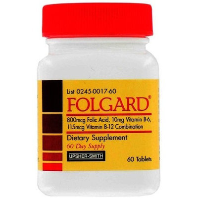 UPSHER SMITH LABS INC. FOLGARD TABS Size: 60