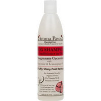 Aroma Paws 12 oz. Luxury Dog Shampoo & Conditioner in One Pomegranate Cucumber: Fluffy Shiny Coat Formula