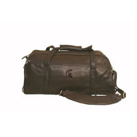 Canyon Leather NCAA Embossed Leather Sports Duffel - Marble Canyon