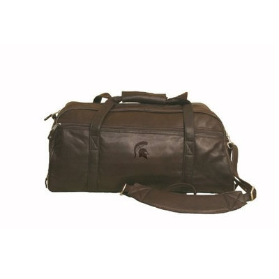 Canyon Leather NCAA Embossed Leather Sports Duffel - Marble Canyon