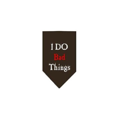 Ahi I Do Bad Things Screen Print Bandana Cocoa Small