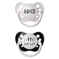 Ulubulu Black Paci ABCD/Lil Devil(2pk)
