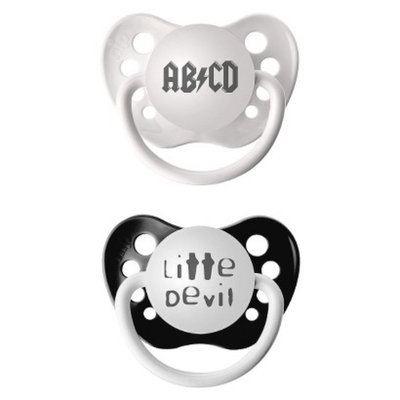 Ulubulu Black Paci ABCD/Lil Devil(2pk)