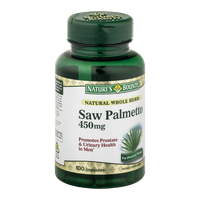 Nature's Bounty Herbal Capsules Saw Palmetto 450 mg - 100 CT