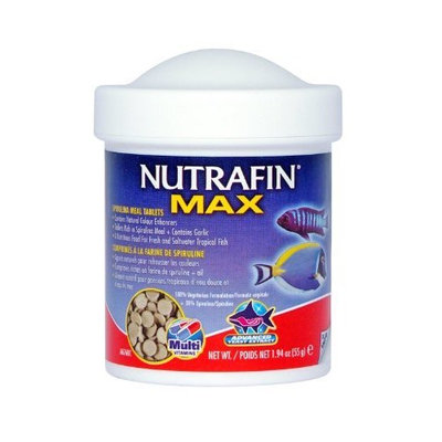 Hagen Nutrafin Max Spirulina Tablets, 1.94-Ounce