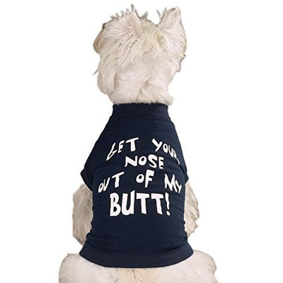 Zack & Zoey Get Your Nose Pet Tee Shirt - Blue