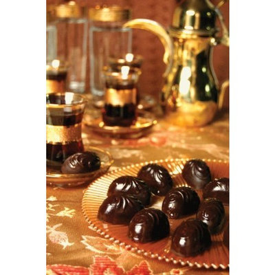Lang's Chocolates Dark Chocolate Almond Stuffed Dates Certified Kosher-dairy and Halal, 12-Count Packages (Pack of 2)