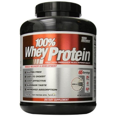 Top Secret Nutrition 100% Whey Protein Powder, Vanilla