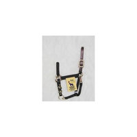 Hamilton Halter Company Adjustable Halter With Leather Headpole