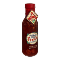 The Great San Saba River Pecan Company Cherry Pecan Topping Syrup
