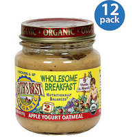 Earth's Best Wholesome Breakfast Apple Yogurt Oatmeal