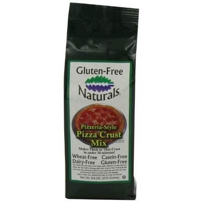 Gluten-Free Naturals Pizzeria-style Pizza Crust Mix, 9.6-Ounce Bags (Pack of 6)