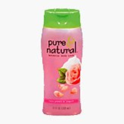 Pure & Natural Botanical Body Wash Rose Petals & Yogurt 12 oz.