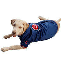 Sporty K9 Chicago Cubs Dugout Dog Jacket, Large