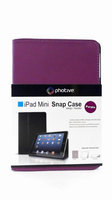 iPad Mini Smart cover Folio Snap Case By Photive with Built in Stand & Fully Functional Sleep & Wake Feature. Specifically Designed for Apple's iPad Mini - Purple