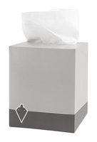 TOUGH GUY 22UY41 Facial Tissue, Cube Box,2 Ply, PK36
