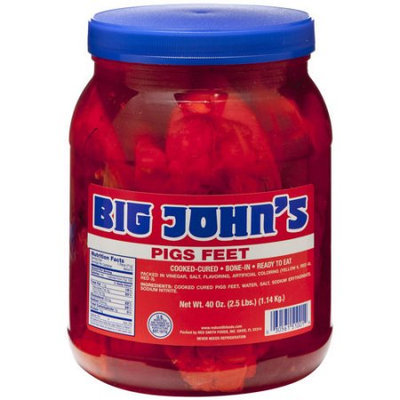 Red Smith Foods Big John's Pigs Feet, 40 oz