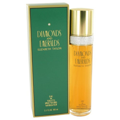 DIAMONDS & EMERALDS by Elizabeth Taylor Eau De Toilette Spray 3.3 oz