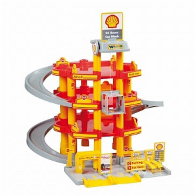 Wader Toys Auto Park Shell Gas 4 Floor Garage