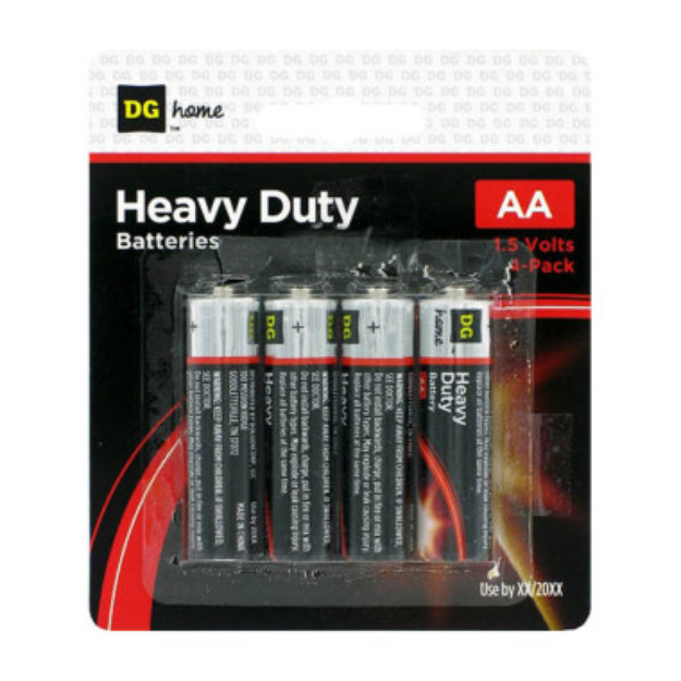 DG Home "AA" Heavy Duty Batteries 4 pack Reviews 2019