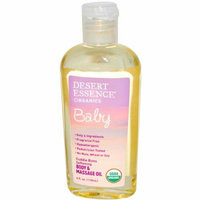 Desert Essence Baby Body and Massage Oil Cuddle Buns Softening Fragrance Free