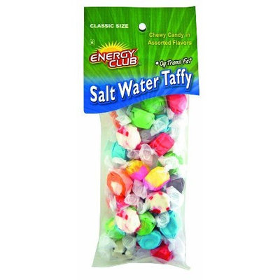 Energy Club Assorted Salt Water Taffy, 4.20-Ounce Bags (Pack of 6)